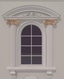 Capitel pilastru exterior FP 705 – 450